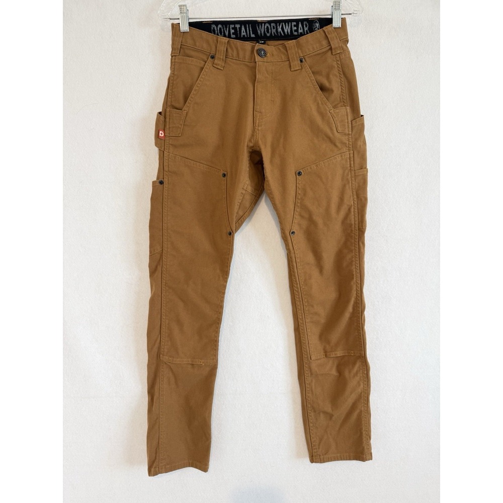 Dovetail Workwear Womens Maven X Double Knee Pants Size 4 Brown Utility Tactical